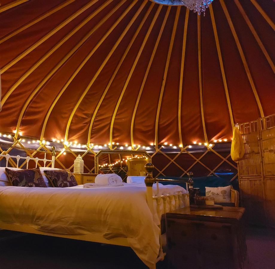ווסטון סופר מארה Orchard View Yurt & Hot Tub Somerset מראה חיצוני תמונה