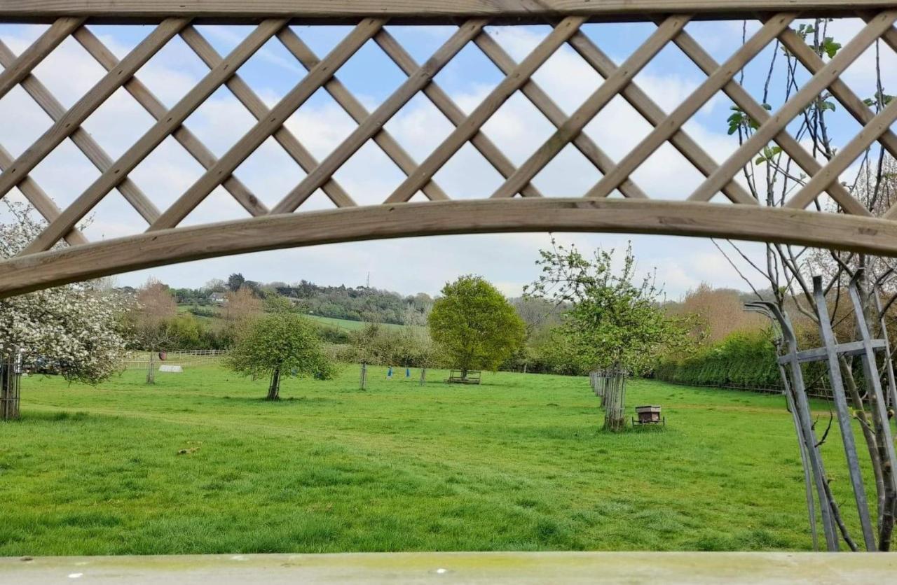 ווסטון סופר מארה Orchard View Yurt & Hot Tub Somerset מראה חיצוני תמונה