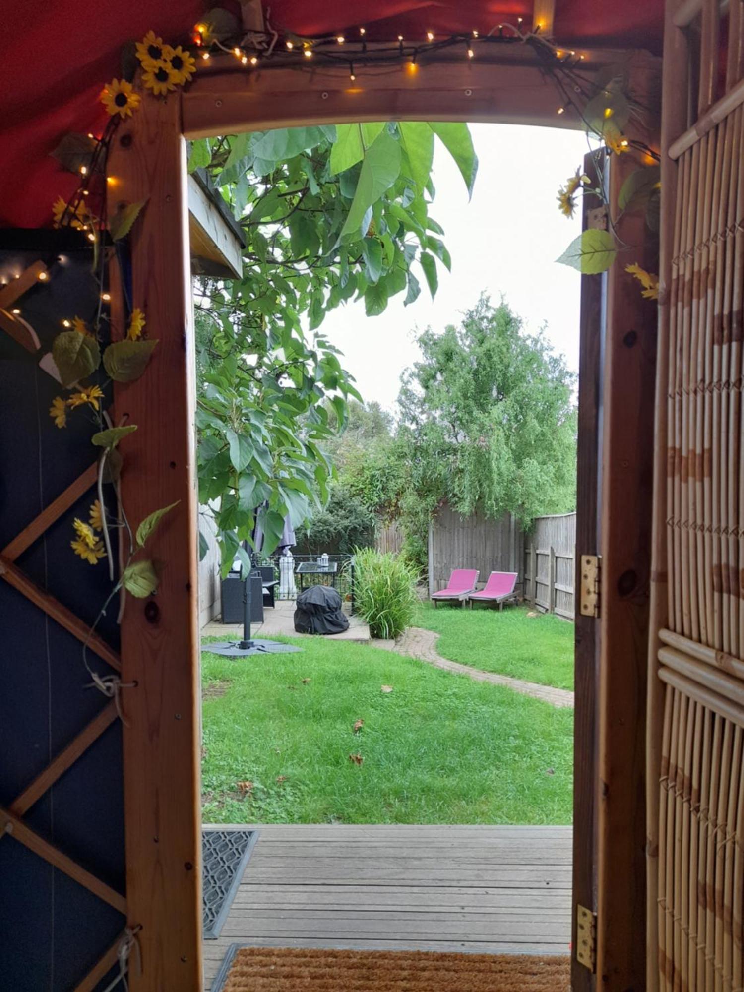 ווסטון סופר מארה Orchard View Yurt & Hot Tub Somerset מראה חיצוני תמונה