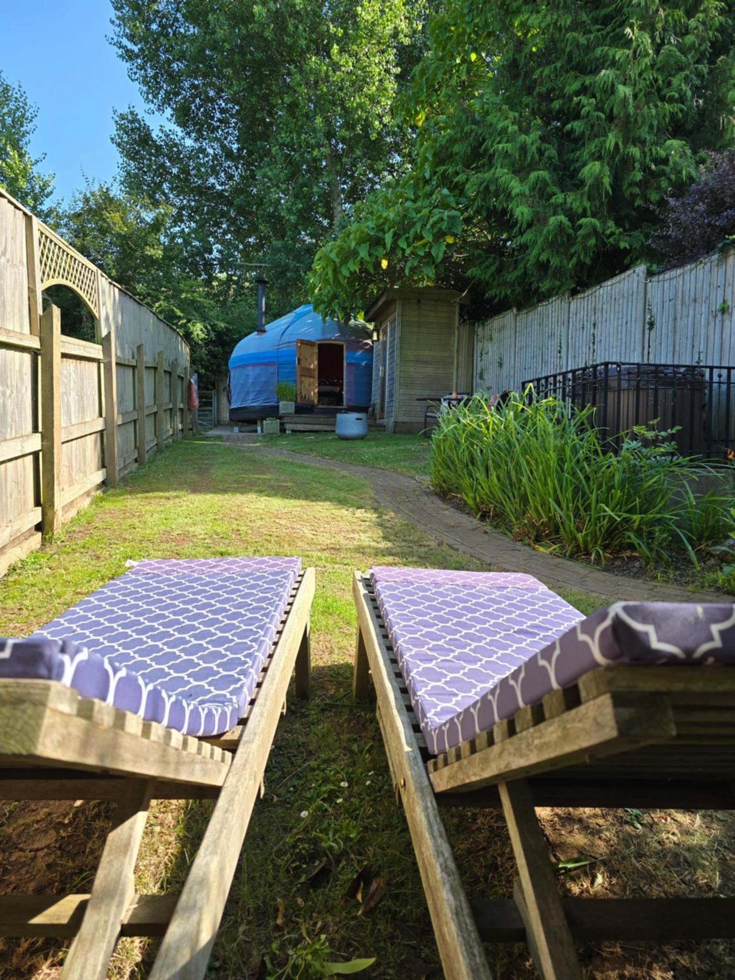 ווסטון סופר מארה Orchard View Yurt & Hot Tub Somerset מראה חיצוני תמונה